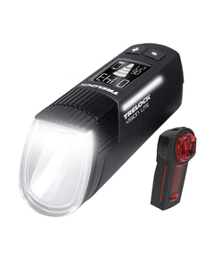 Set Lumini Bicicleta Trelock Ls 660 I-Go Vision Lite/Ls 740 Vector Signal - Negru
