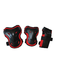Set Genunchiere Si Cotiere Shelter, Xl, Rosu, Culoare produs: Rosu/Negru, Marime produs: XL