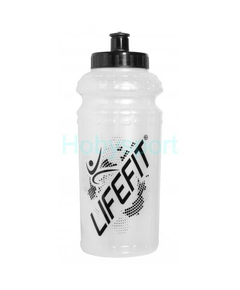 Bidon Apa Fitness - 600 ml, Alb, Culoare produs: Alb