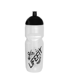 Bidon Apa Fitness - 800 ml, Alb-Negru