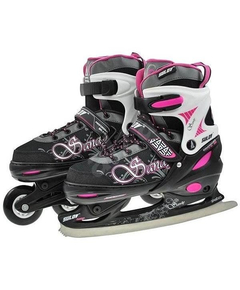 Role 2 In 1 Sandy - 31-34, S, Negru-Roz, Marime produs: 31-34