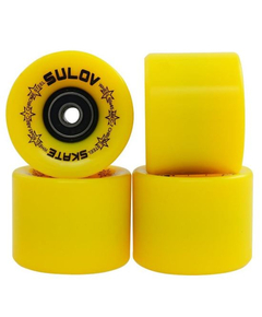 Roti Penny Board - 60 x 45 mm, Set 4 buc, Galben