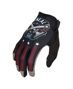 Manusi Ciclism O'Neal Mayhem Piston V.23 - L/9, Negru-Alb-Rosu
