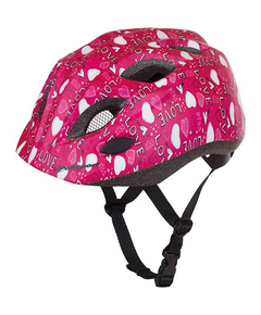 Casca Ciclism Copii Cu Led Polisport Love - 52-56 cm, S, Roz, Culoare produs: Roz