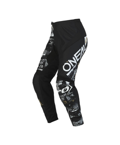 Pantaloni Ciclism Copii O'Neal Element Attack V.23 - 28 (16/18), Negru-Alb, Marime produs: 28