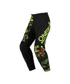 Pantaloni Ciclism O'Neal Element Attack V.23 - 42/58, Negru-Galben Neon