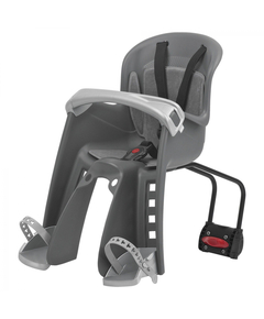 Scaun Bicicleta Copii Polisport Bilby Junior FF - Negru-Gri, Culoare produs: Negru/Gri