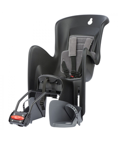 Scaun Bicicleta Copii Polisport Bilby Maxi RS - Negru-Gri, Culoare produs: Negru/Gri