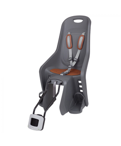 Scaun Bicicleta Copii Polisport Bubbly Maxi Plus FF 29 inch - Gri-Maro, Culoare produs: Gri/Maro