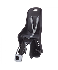 Scaun Bicicleta Copii Polisport Bubbly Maxi Plus FF - Negru-Gri, Culoare produs: Negru/Gri