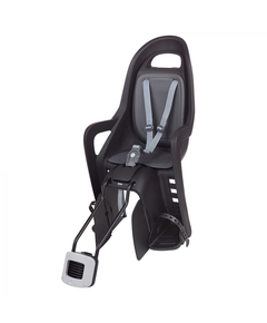 Scaun Bicicleta Copii Polisport Groovy Maxi FF 29 inch - Negru-Gri, Culoare produs: Negru/Gri