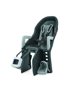 Scaun Bicicleta Copii Polisport Guppy Maxi+ FF - Gri-Argintiu, Culoare produs: Gri/Argintiu