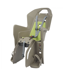 Scaun Bicicleta Copii Polisport Koolah CFS - Maro-Verde, Culoare produs: Maro/Verde