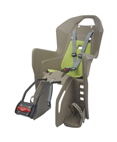 Scaun Bicicleta Copii Polisport Koolah FF - Maro-Verde, Culoare produs: Maro/Verde