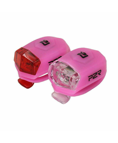 Set Lumini Bicicleta P2R Freyo - Roz, Culoare produs: Roz
