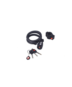 Antifurt Bicicleta P2R SPIRO - 15x1200mm, Negru