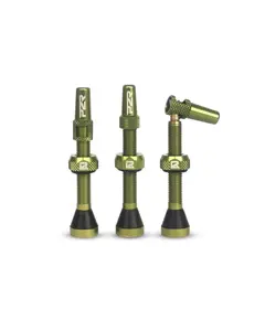 Valva Tubeless bicicleta P2R FR-11C, AL, 46mm, Verde, Culoare produs: Verde