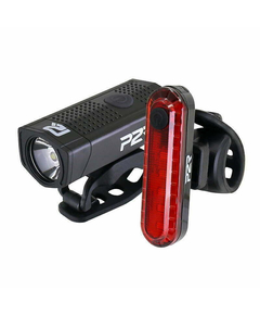 Set Lumini Bicicleta P2R LUMOIX 30 (USB) - Negru