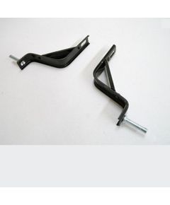 Suport Roti Ajutatoare Bicicleta 12 inch - Nichelat-Negru