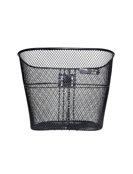 Cos Fata Bicicleta, metalic, DHS, accesorii prindere incluse - Negru