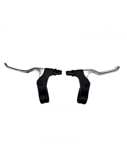 Set Manete Frana Winzip WL-217D stanga-dreapta, Negru-Argintiu