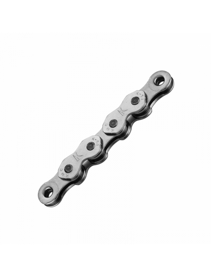 Lant Bicicleta KMC K1, 1 Viteze, 1/2X3/32 Inch, 100 Zale, Argintiu