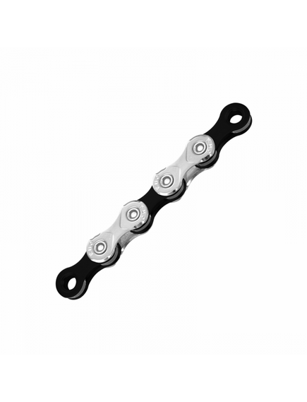 Lant Bicicleta KMC X10, 10 Viteze, 1/2X11/128 Inch, 122 Zale, Argintiu-Negru