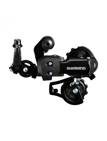 Schimbator Spate Shimano Tourney RD-FT35-A, 6/7 Viteze, brat super-scurt, Negru