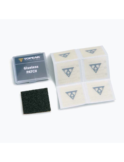 Set reparatie pana Topeak FLYPAPER GLUELESS - 25x25 mm