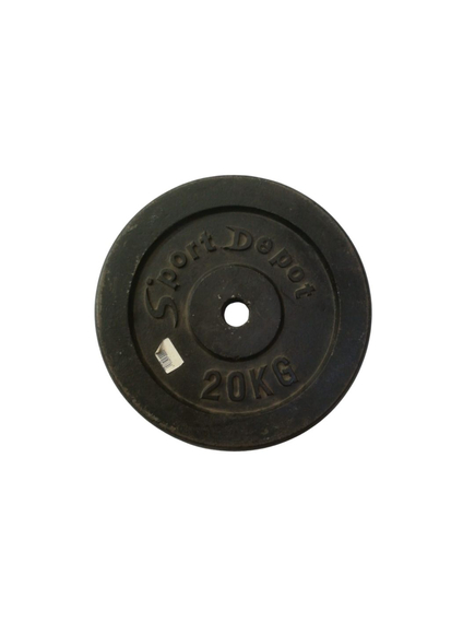 Disc Greutate Otel 20 Kg, Negru