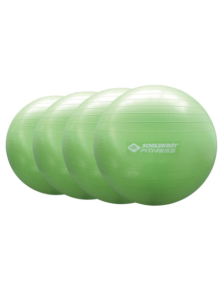 Minge Gimnastica PVC, 75 cm, Verde, imaginea nr. 3
