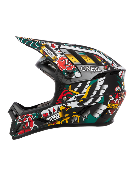 Casca Ciclism O'Neal Backflip Helmet Inked V.24 - 61-62 Cm, XL, Policolor