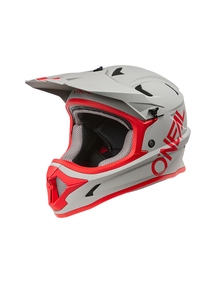 Casca Ciclism O'Neal Sonus Helmet Solid V.25 - 53-54 Cm, XS, Gri-Rosu