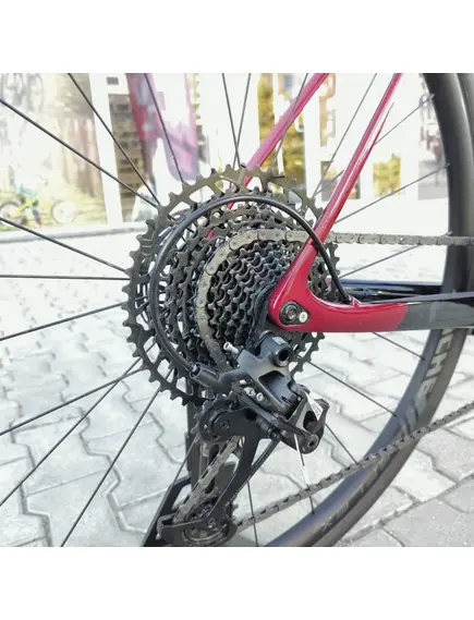 Bicicleta Sosea Raymon RaceRay 8.0 - 28 Inch, M, Rosu-Negru, Marime produs: M, imaginea nr. 6