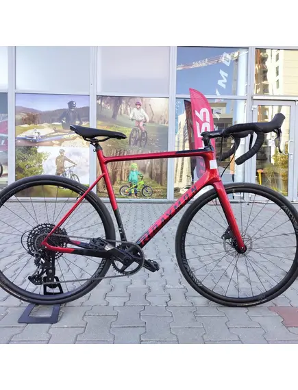 Bicicleta Sosea Raymon RaceRay 8.0 - 28 Inch, M, Rosu-Negru, Marime produs: M, imaginea nr. 4