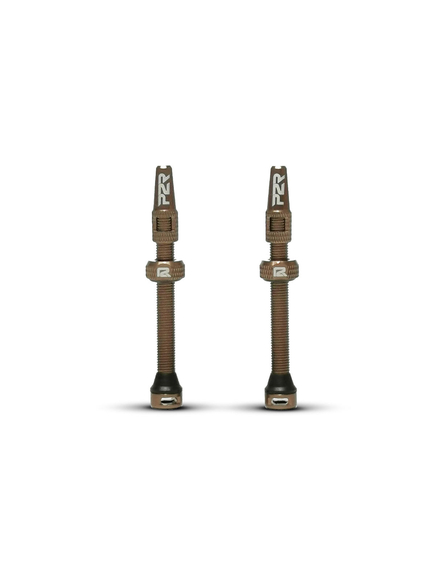 Valva Tubeless bicicleta P2R TV60BR, AL, 60mm, Bronz (OEM)
