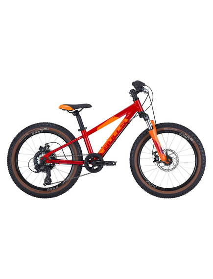 Bicicleta Copii Bulls Tokee 20 Disc - 20 Inch, Rosu-Portocaliu