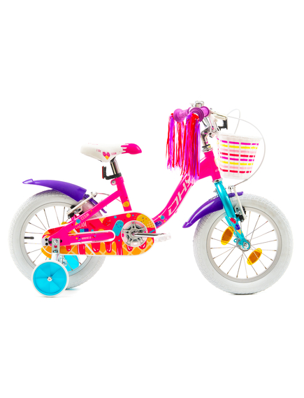 Bicicleta Copii DHS Icecream - 16 Inch, Roz