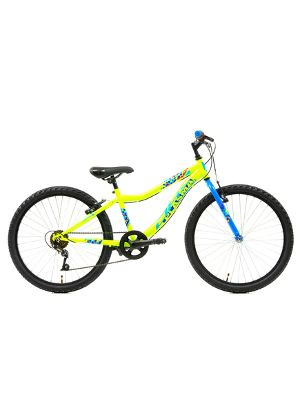 Bicicleta Copii DHS Plasma - 24 Inch, Galben
