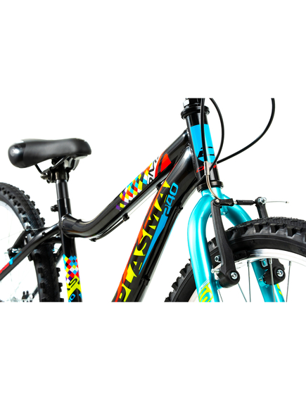 Bicicleta Copii DHS Plasma - 24 Inch, Negru-Roz Bicicleta Copii DHS Plasma - 24 Inch, Negru-Roz