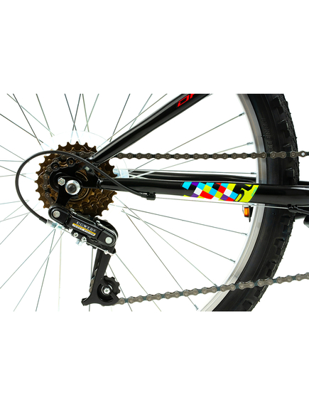 Bicicleta Copii DHS Plasma - 24 Inch, Negru-Roz Bicicleta Copii DHS Plasma - 24 Inch, Negru-Roz