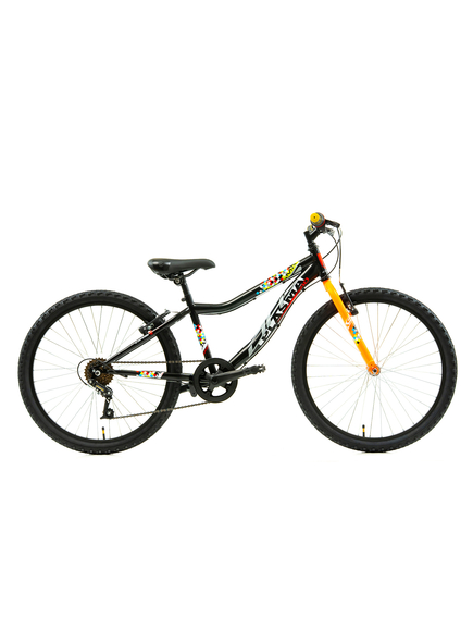Bicicleta Copii DHS Plasma - 24 Inch, Negru