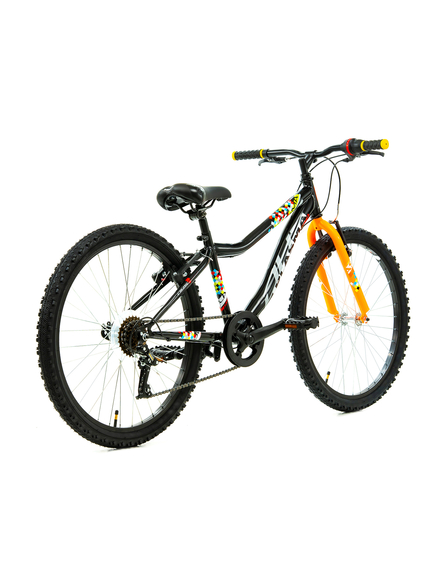 Bicicleta Copii DHS Plasma - 24 Inch, Negru Bicicleta Copii DHS Plasma - 24 Inch, Negru