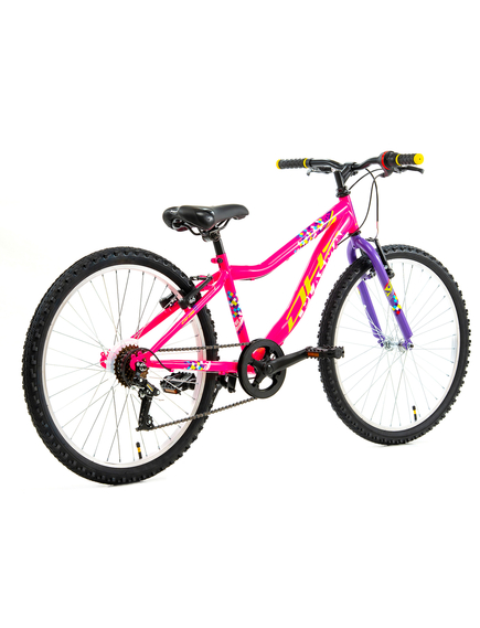 Bicicleta Copii DHS Plasma - 24 Inch, Roz