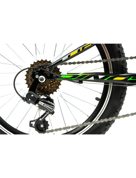 Bicicleta Copii DHS Sonic - 20 Inch, Negru