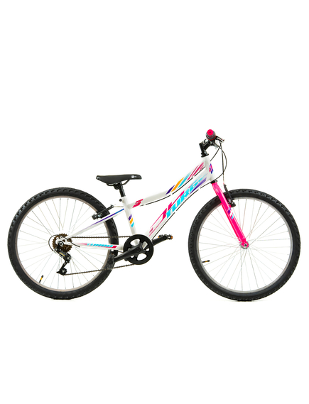 Bicicleta Copii DHS Turbo - 24 Inch, Alb