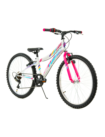 Bicicleta Copii DHS Turbo - 24 Inch, Alb