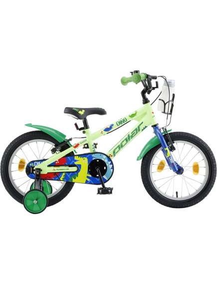 Bicicleta Copii Polar 2024 Dino - 16 Inch, Verde