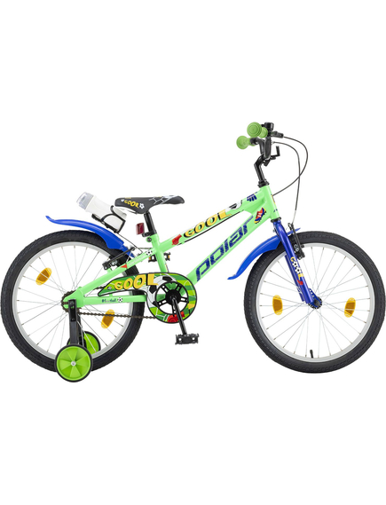 Bicicleta Copii Polar 2024 Football - 20 Inch, Verde-Albastru