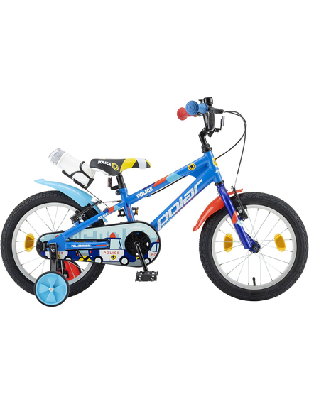 Bicicleta Copii Polar 2024 Police - 16 Inch, Albastru